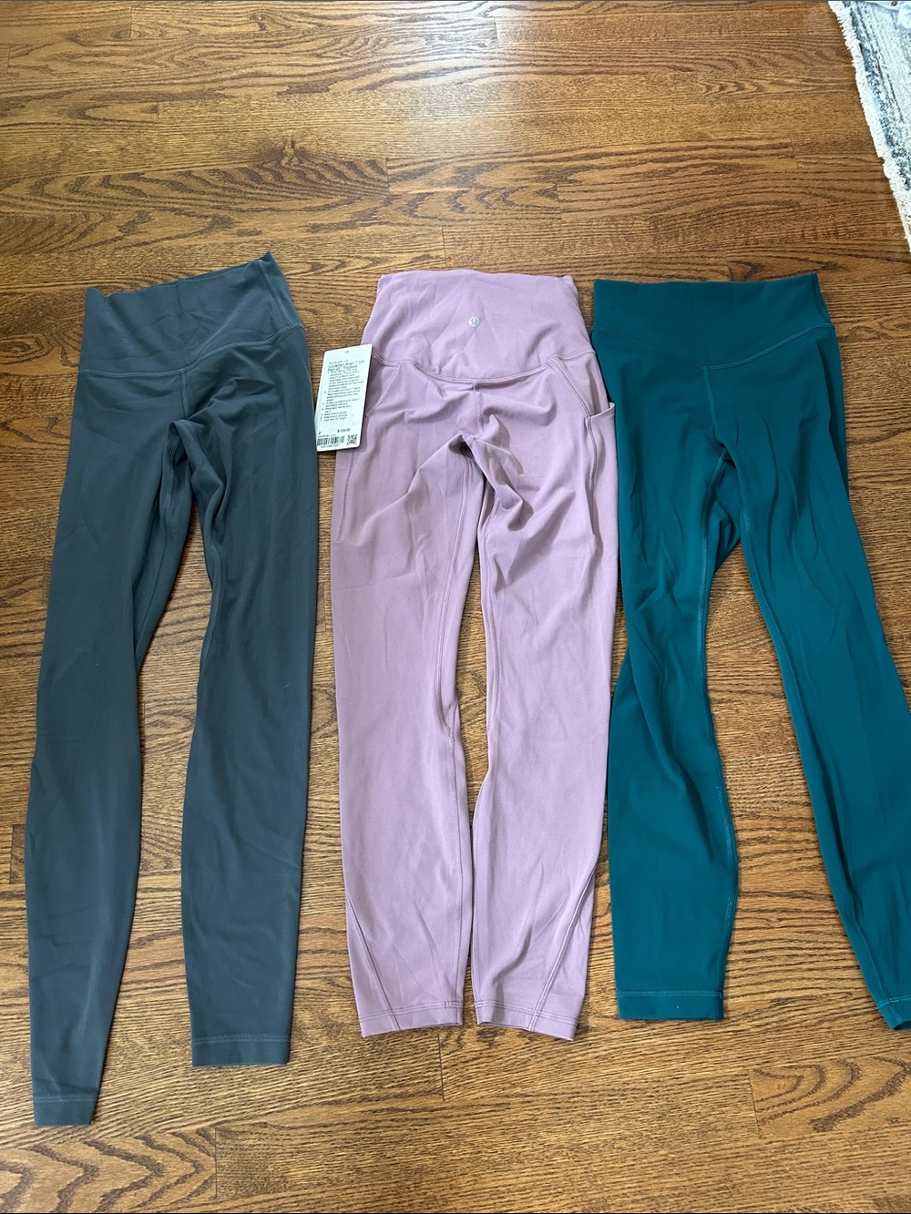 lululemon athletica Leggings Set - Gray, Lavender, Teal